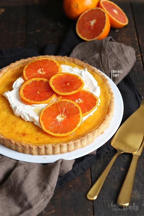 Orange Tart with Caramelized Oranges | Bake to the roots