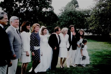 The wedding of Anthony Radziwill. Rose Schlossberg, Caroline Kennedy, John F. Kennedy Jr ...