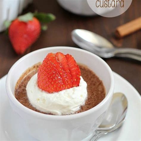 (Skinny) Easy Chocolate Custard - Yummy Healthy Easy