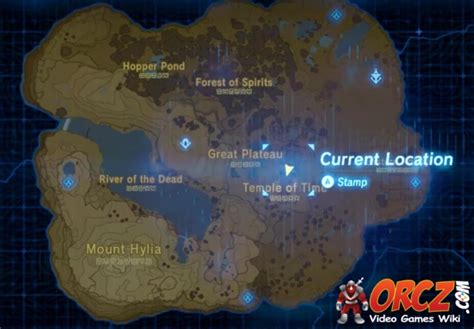 Breath of the Wild: Map - Temple of Time - Orcz.com, The Video Games Wiki