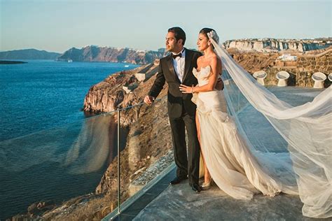 Extravagant Santorini Wedding - Belle The Magazine