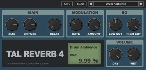 TAL-Reverb-4 Is A FREE Reverb VST/AU Plugin With 80s Character ...