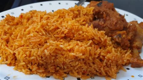 How to cook Sierra Leone jollof rice with beef and chicken stew - YouTube