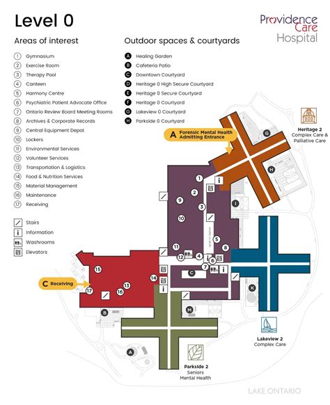 Rhode Island Hospital Campus Map | US States Map