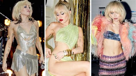 Miley Cyrus' Wildest Looks from Her New Year's Eve Party