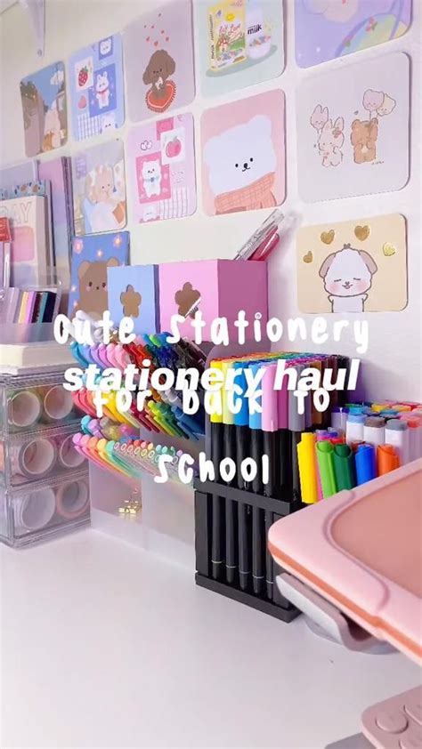 stationery haul | Cute stationary school supplies, Cute school stationary, Stationery