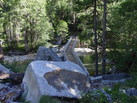 Mist Falls - Waterfall in Cedar Grove of Kings Canyon NP