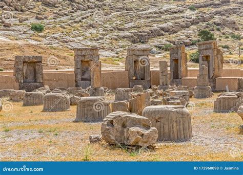 Ruins of Persepolis stock photo. Image of eastern, middle - 172960098