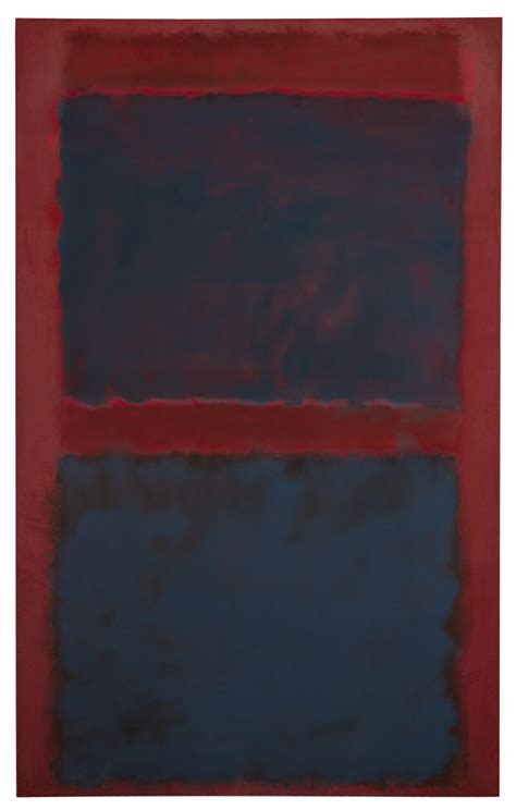 MARK ROTHKO | UNTITLED (BLACK ON MAROON) | Contemporary Art Evening ...