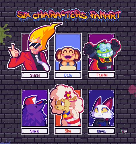 Six Characters Fanart 2 by Kandelier on Newgrounds