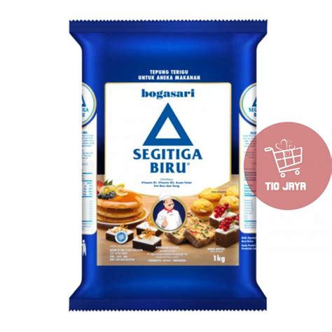 Tepung Terigu Serbaguna Segitiga Biru/Cakra Kembar 1KG | Shopee Indonesia