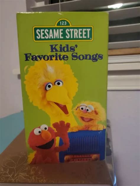 SESAME STREET VHS Tape Kids Favorite Songs £6.73 - PicClick UK