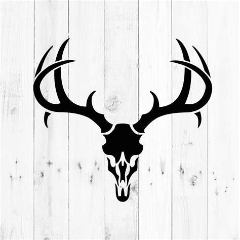 Deer Skull Hunting Svg Outdoors Svg Cricut Clipart | Etsy Ireland