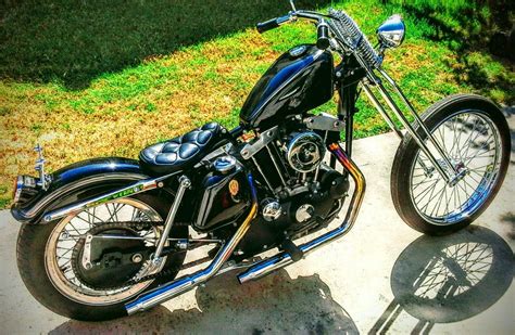 Ironhead Chop... Ironhead Sportster, Sportster Chopper, Chopper Motorcycle, Moto Bike, Harley ...