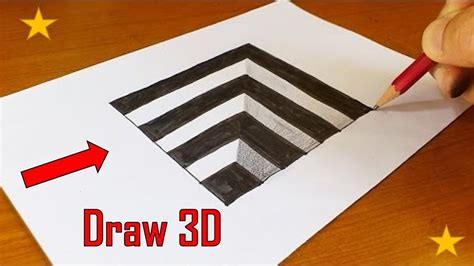 How to draw 3 awesome optical illusions - YouTube