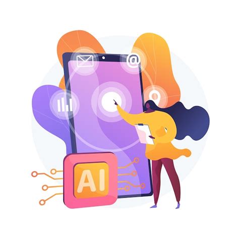 Free Vector | Intelligent interface abstract concept illustration