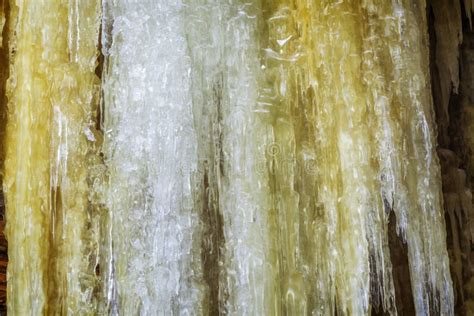 Giant Icicles Hang from Roof Stock Image - Image of gutter, house: 37860255