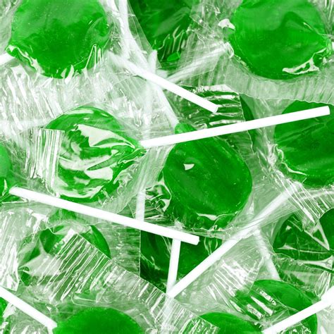 Green Lollipops - Green Apple • Lollipops & Suckers • Oh! Nuts®
