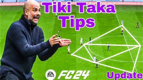 How to play tiki taka like Pep Guardiola in EA FC 24 - YouTube