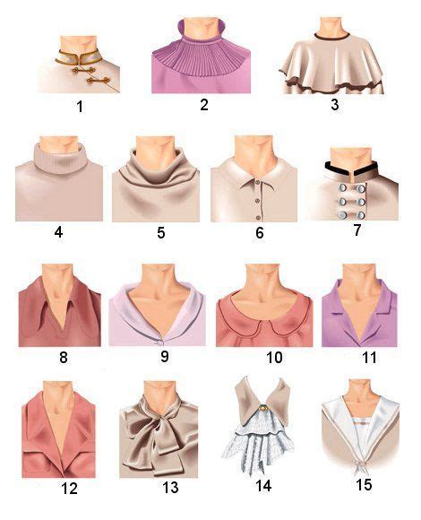 shirt collars types - Google Search | Clothes design, Fashion, Collars ...