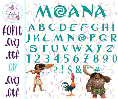 Moana Font Svg Moana Cricut Disney Moana Font Svg Princess Etsy | Porn Sex Picture