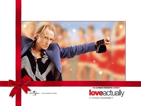 "Love Actually" computer wallpaper, 2003. Bill Nighy as Billy Mack. | Love actually, Bill nighy ...