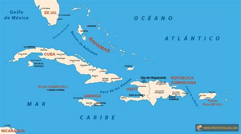 Antillas Mayores: Países Y Mapa