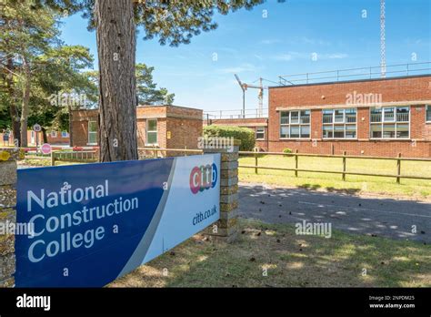 Entrance to the National Construction College in Norfolk Stock Photo - Alamy