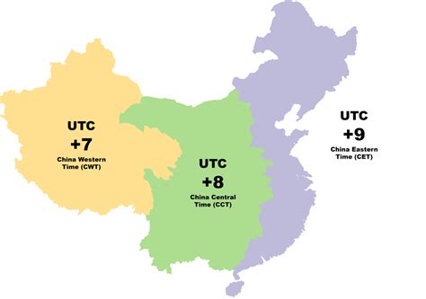 China Time Zone Map : imaginarymaps