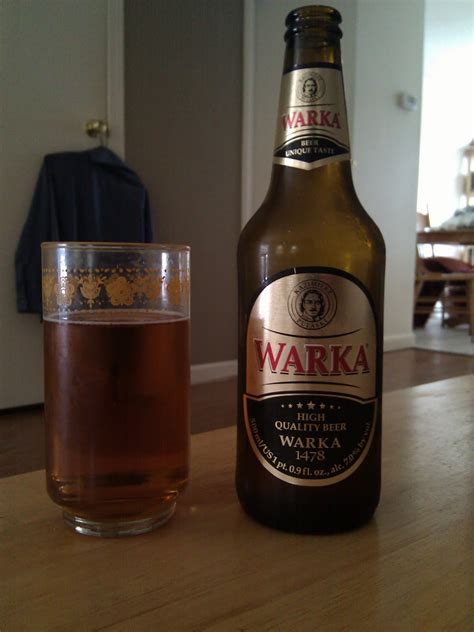 Warka Brewery's Strong Lager | I Love The Sauce