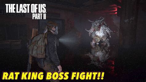 The Last of Us 2 Gameplay - RAT KING BOSS FIGHT!!! (with Abby) - YouTube