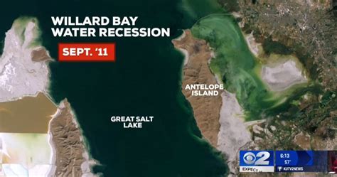 NASA satellite imagery shows drastic changes in Great Salt Lake | KUTV