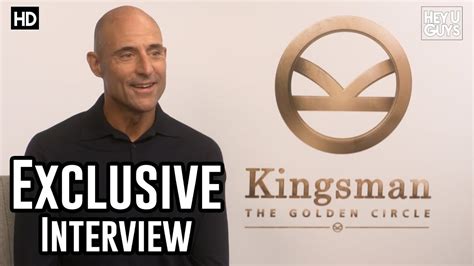 Mark Strong | Kingsman The Golden Circle Exclusive Interview - YouTube