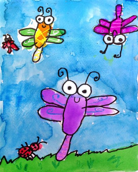 Cute Bug Painting - Art Projects for Kids