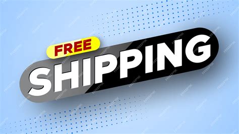 Premium Vector | Free shipping banner template