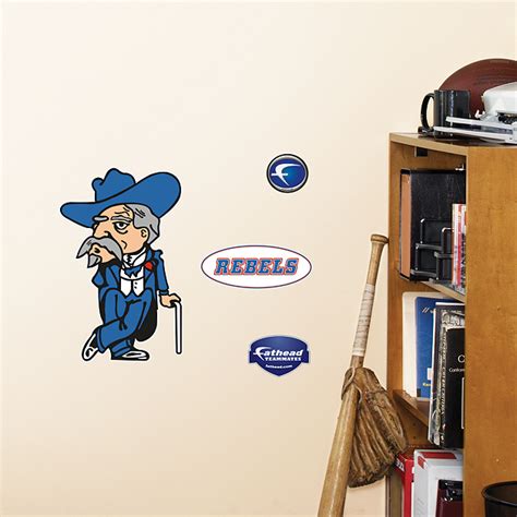 Small Dixie M. Hollins Rebels Logo Teammate Decal | Shop Fathead® for Dixie M. Hollins Rebels ...