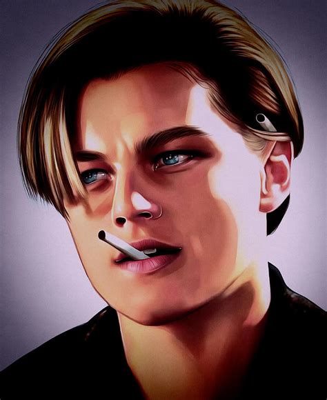 Leonardo DiCaprio titanic Painting by Mounir Meghaoui | Pixels