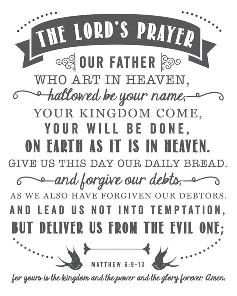 The Lord's Prayer | Printable prayers, Our father prayer, Prayers for children