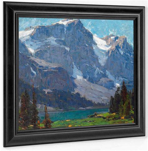 Sierra Lake And Peaks By Edgar Payne Print, Canvas Art, Framed Print. – Truly Art