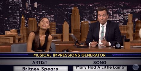 Watch Ariana Grande play ‘Wheel of Musical Impressions’ on ‘The Tonight ...