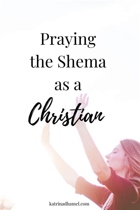 Praying the Shema as a Christian. Is this typically Jewish prayer ...