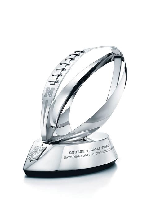 Tiffany & Co. crafted the George S. Halas trophy presented to the 2019 NFC Champions, the Los ...