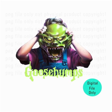 Goosebumps the Haunted Mask TV Series Horror Digital File - Etsy