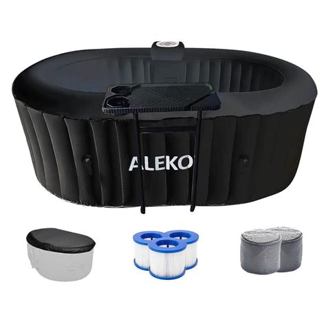 Reviews for ALEKO 2-Person 100-Jet Inflatable 120 V Hot Tub with Drink Tray and Cover | Pg 2 ...