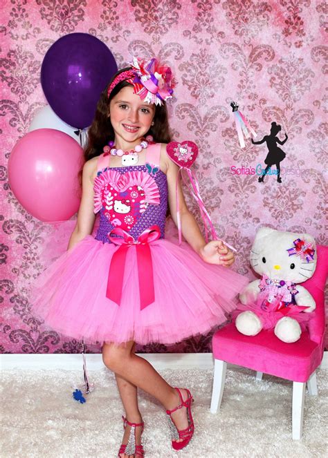 Birthday pink Hello Kitty dress | Etsy