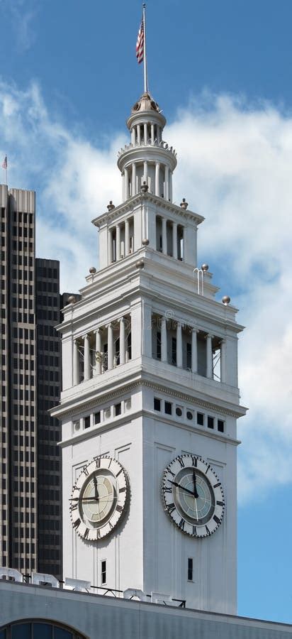 Ferry Building Clock Tower stock photo. Image of landmark - 21544812