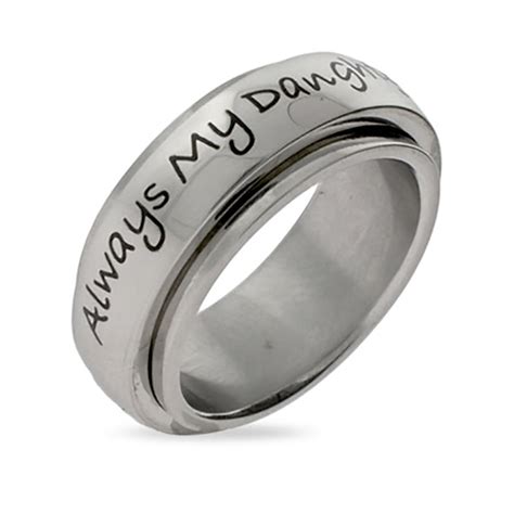 Customized engraved rings