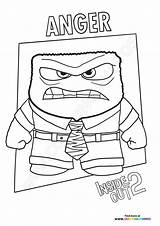 Anger Inside Out 2  Coloring Pages For Kids sketch template