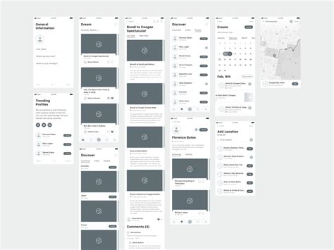 Travel app wireframes | Travel app, App wireframe, Travel apps design