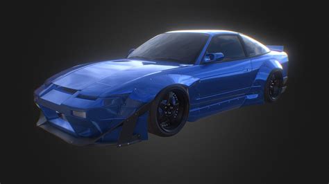 Nissan 180sx Rocket Bunny - 3D model by Boatchi [e417d72] - Sketchfab